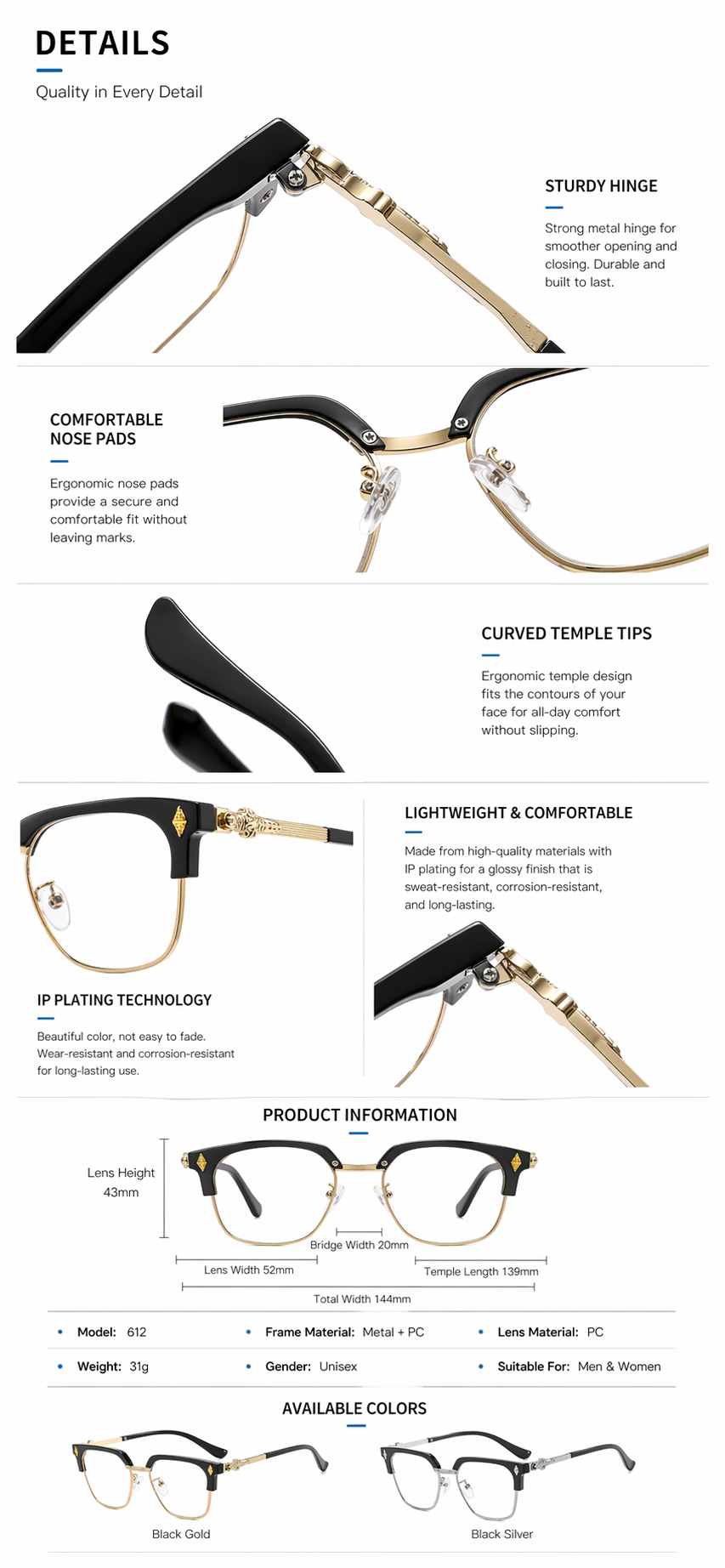 Dagger Frames CHROME HEARTS