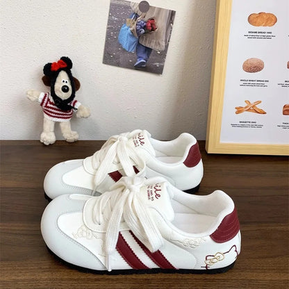 Hello Kitty Embroidered Sneakers