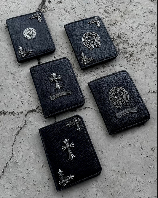 Wallet Textured CHROME HEARTS