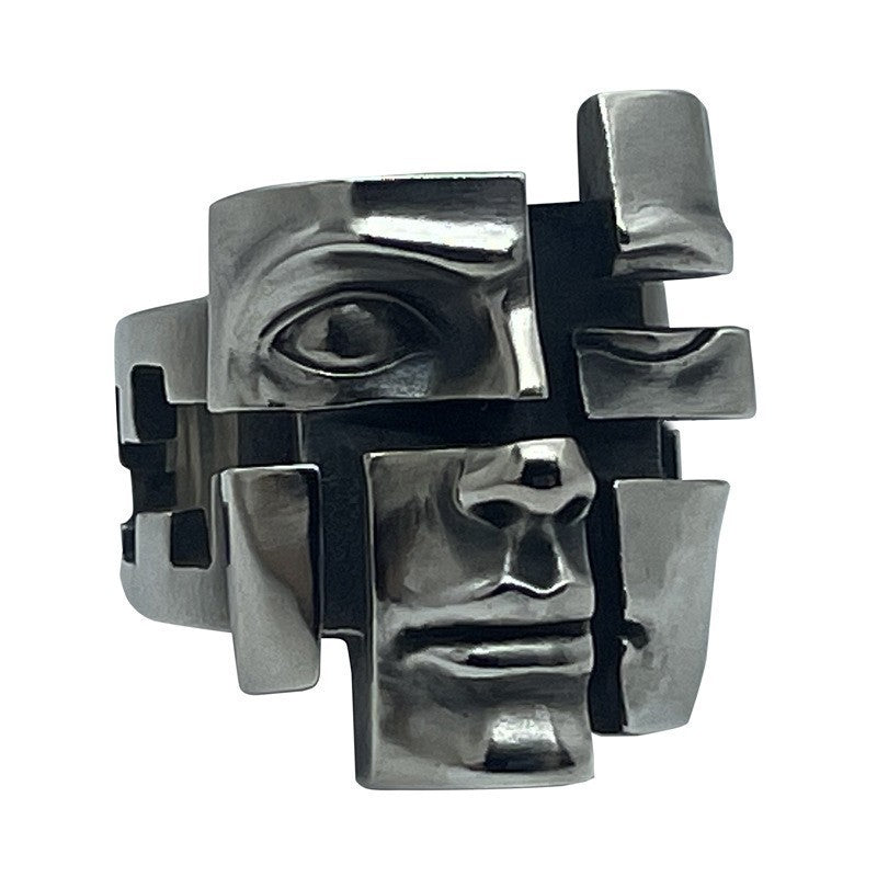 Broken Face ring