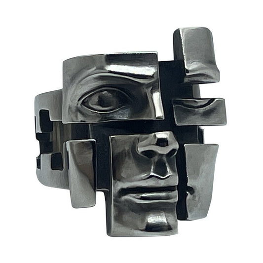 Broken Face ring