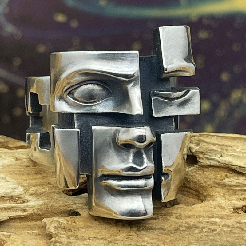 Broken Face ring