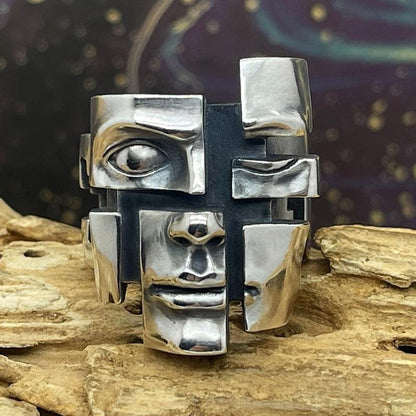 Broken Face ring