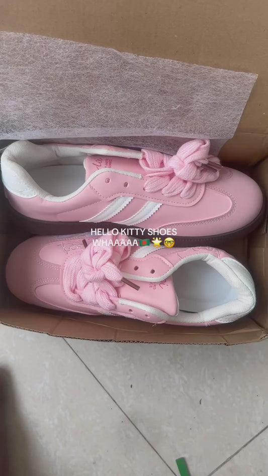 Hello Kitty Embroidered Sneakers